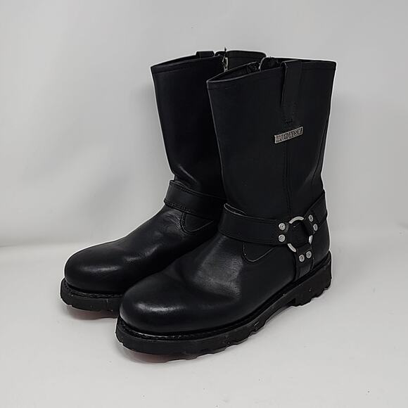 Harley Davidson Ransom Harness Motorcycle Men\'s Leather Boots Size 13 main image 4